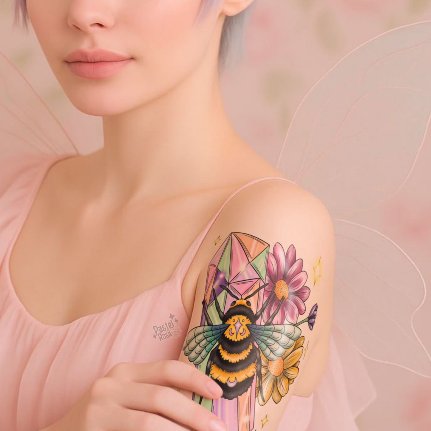 Crystal Nectar | Temporary Tattoo