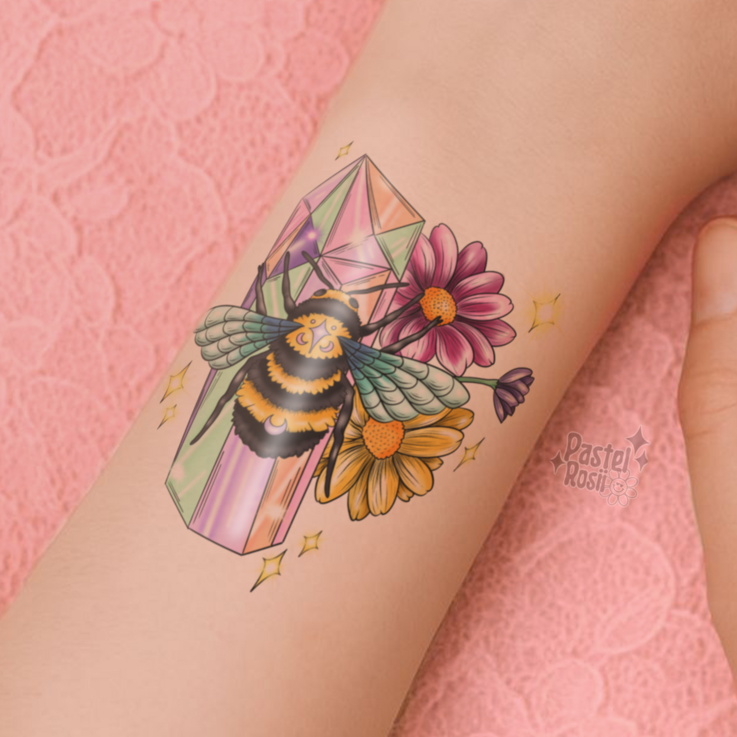Crystal Nectar | Temporary Tattoo