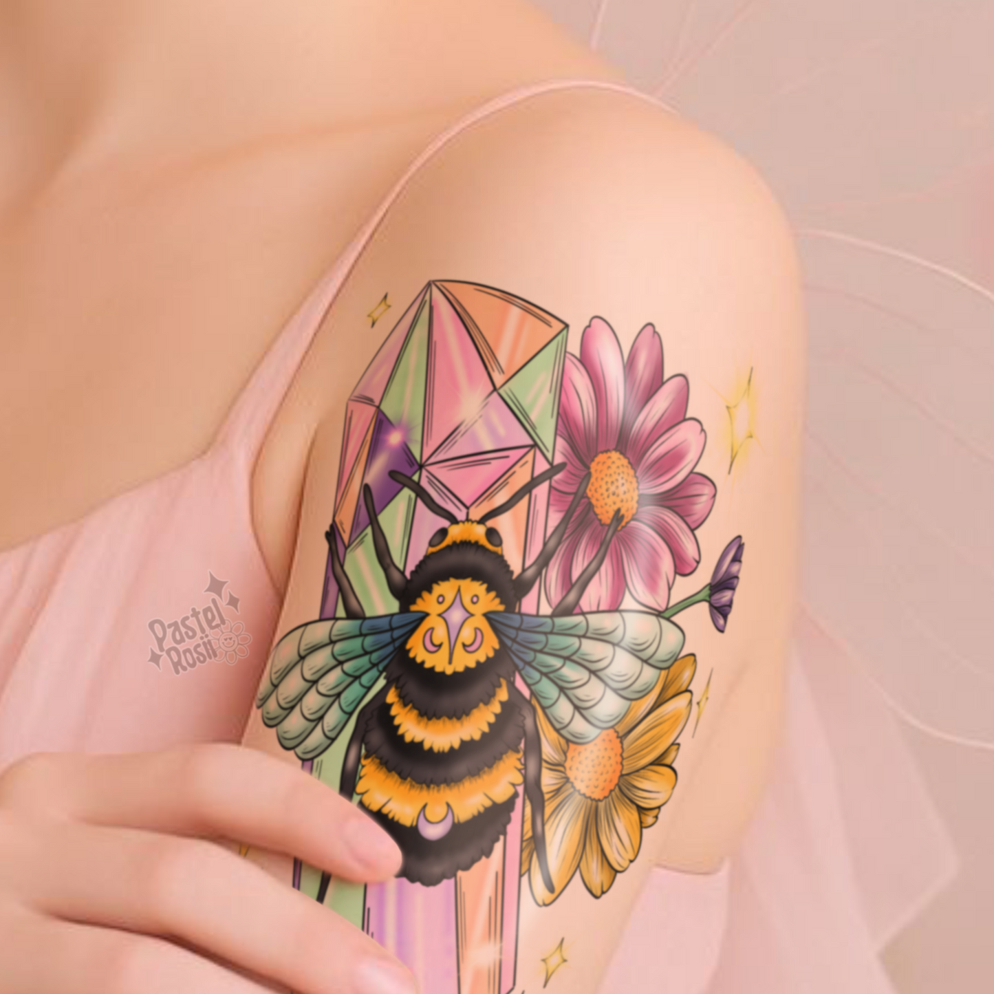 Crystal Nectar | Temporary Tattoo