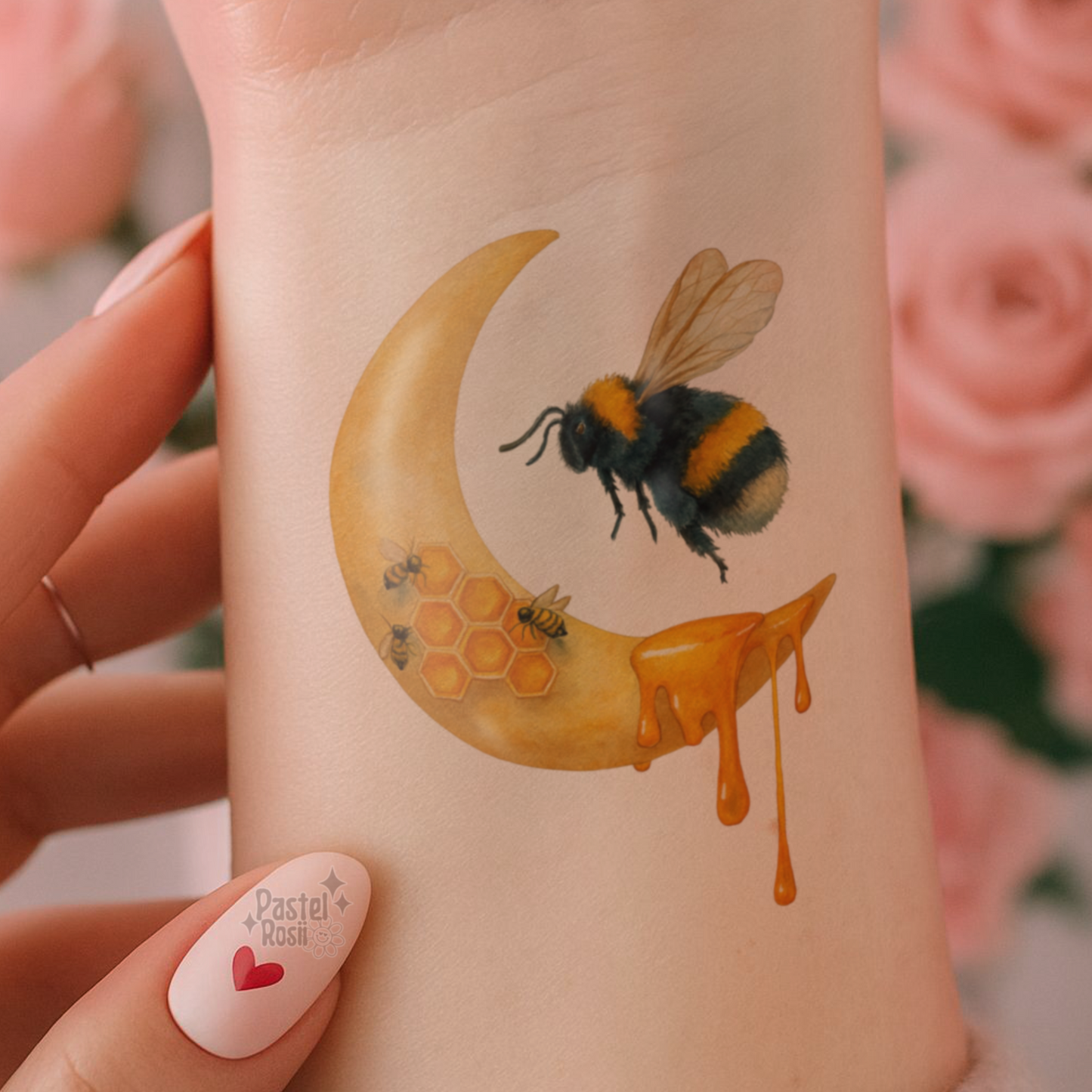 Golden Eclipse | Temporary Tattoo