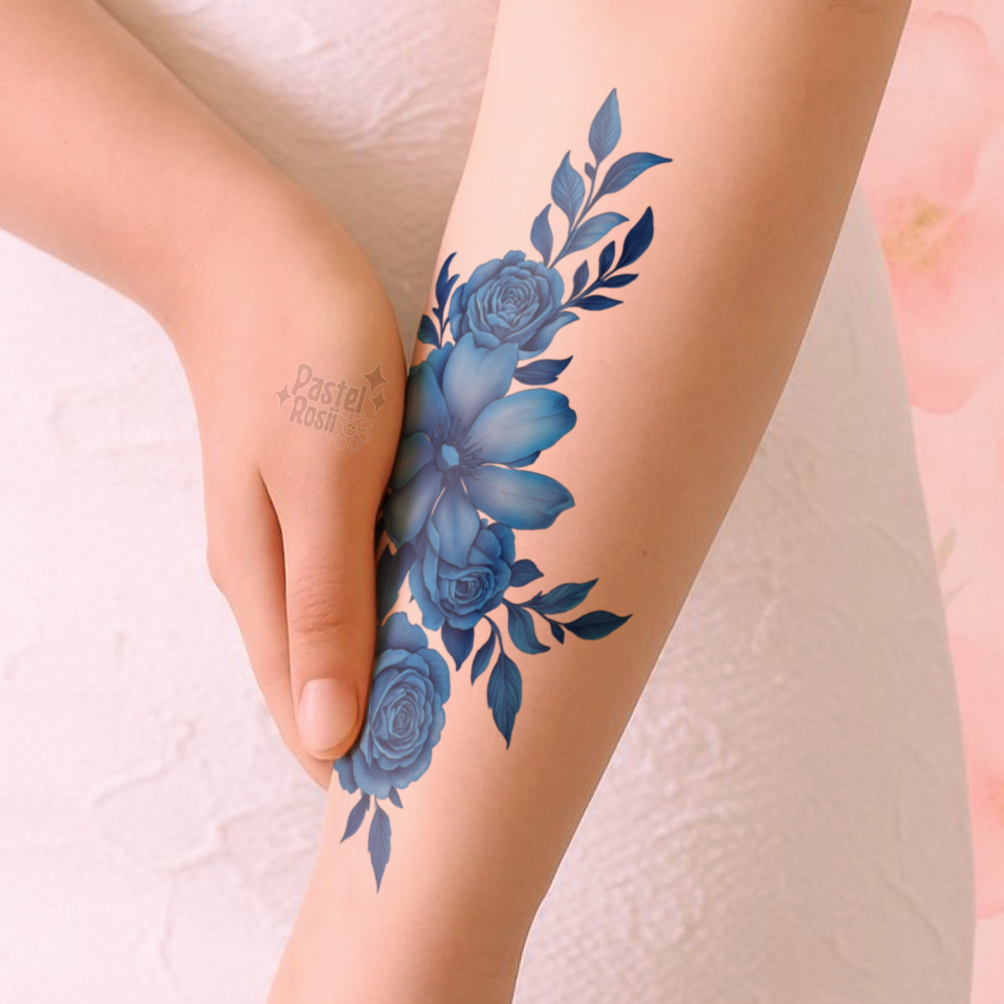 Porcelain Blooms | Temporary Tattoo