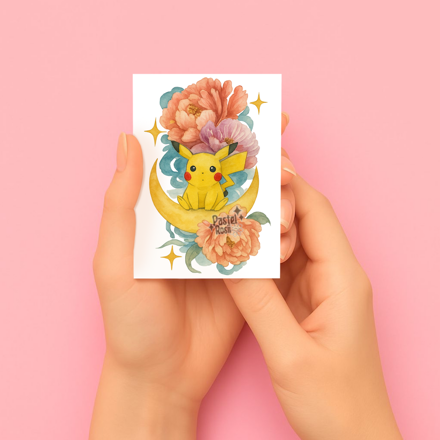Floral Thunder | Temporary Tattoo