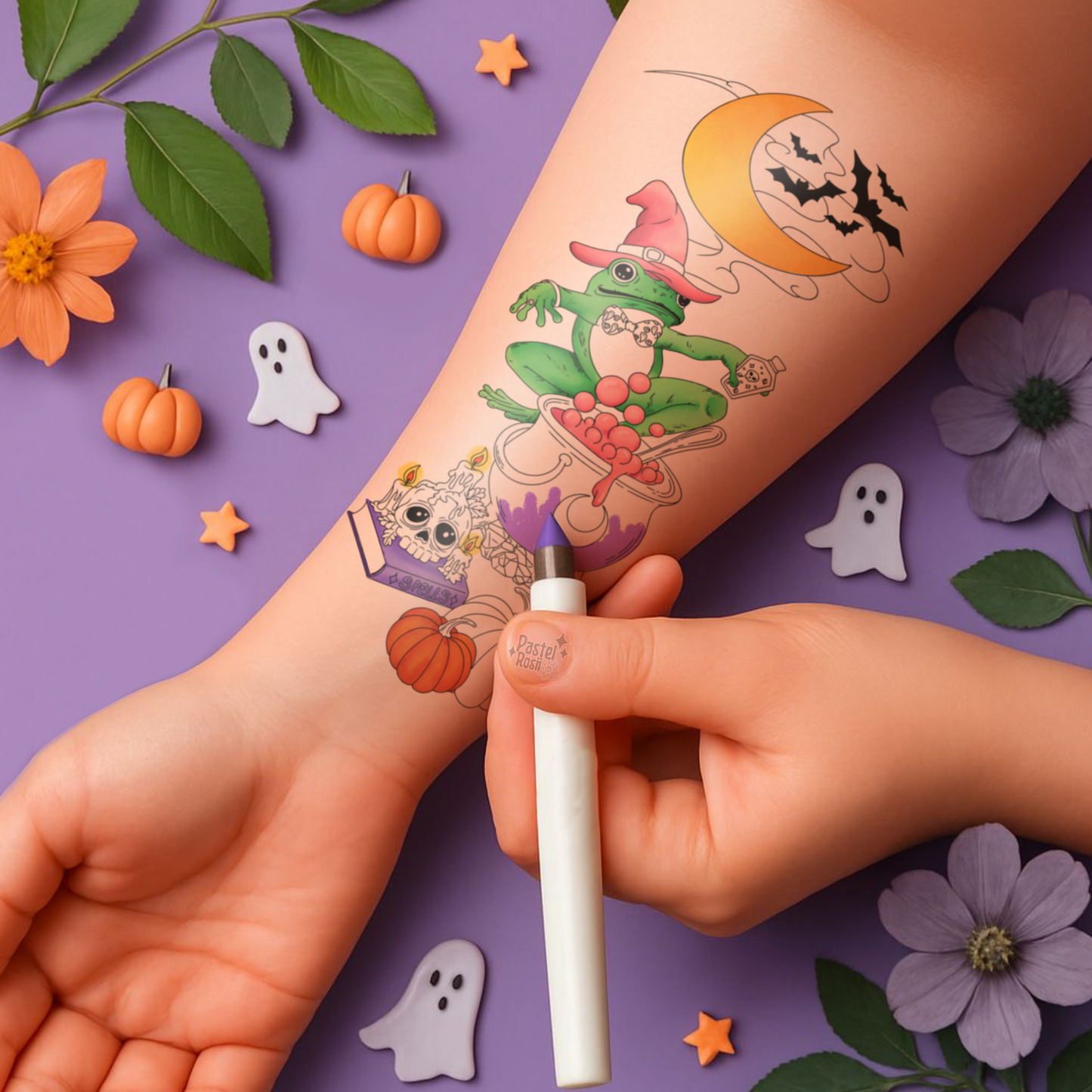 Familiar Spell Casting | Temporary Tattoo