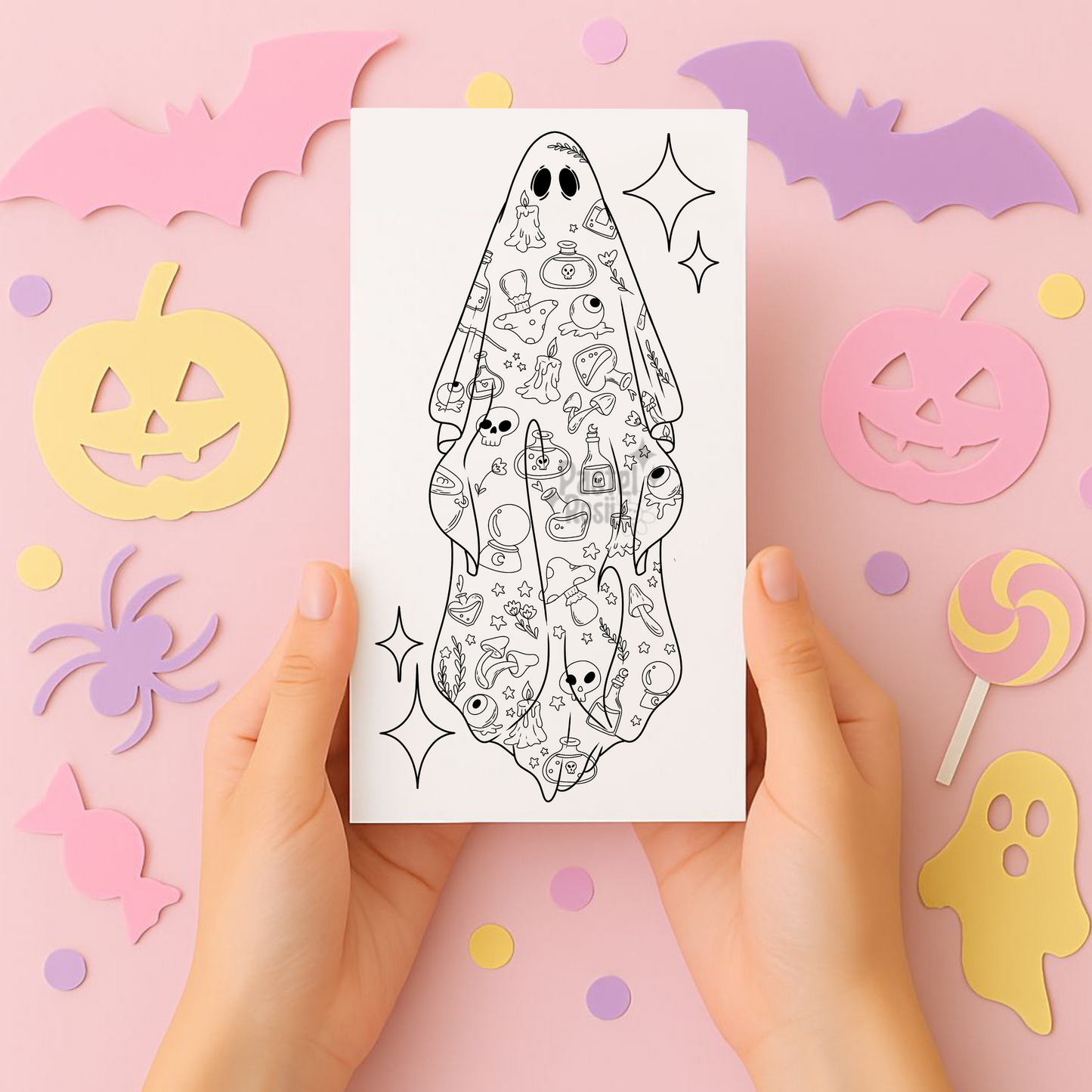 Patchwork Phantoms | Temporary Tattoo