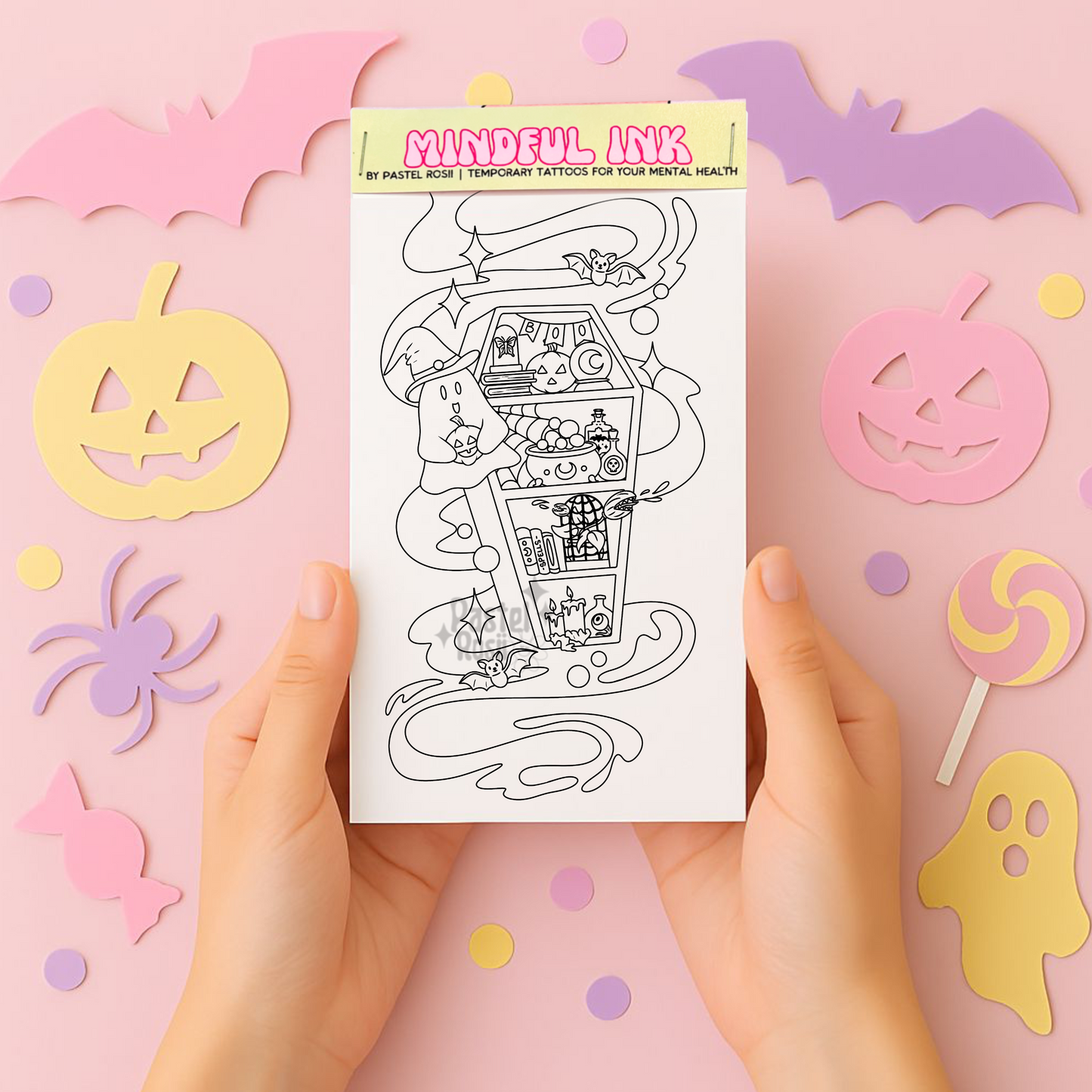 Haunted Library | Temporary Tattoo