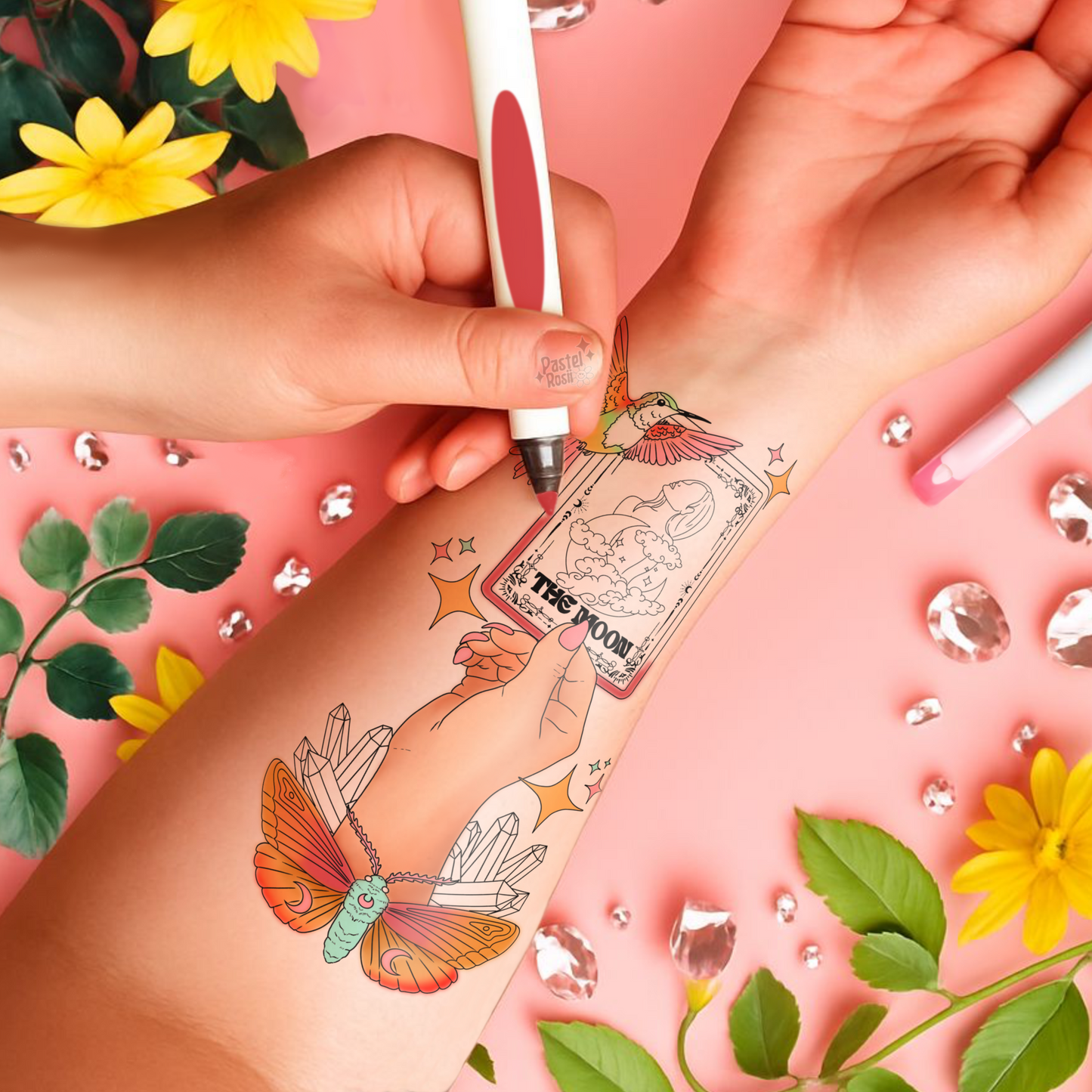 Hand of Light | Temporary Tattoo