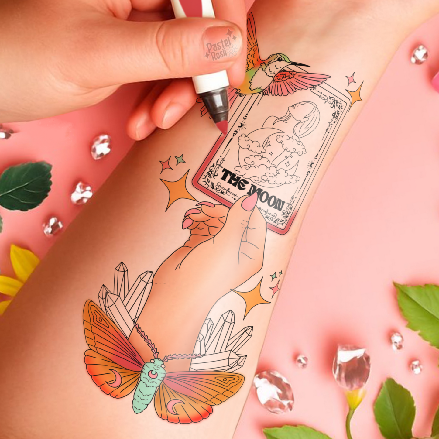 Hand of Light | Temporary Tattoo