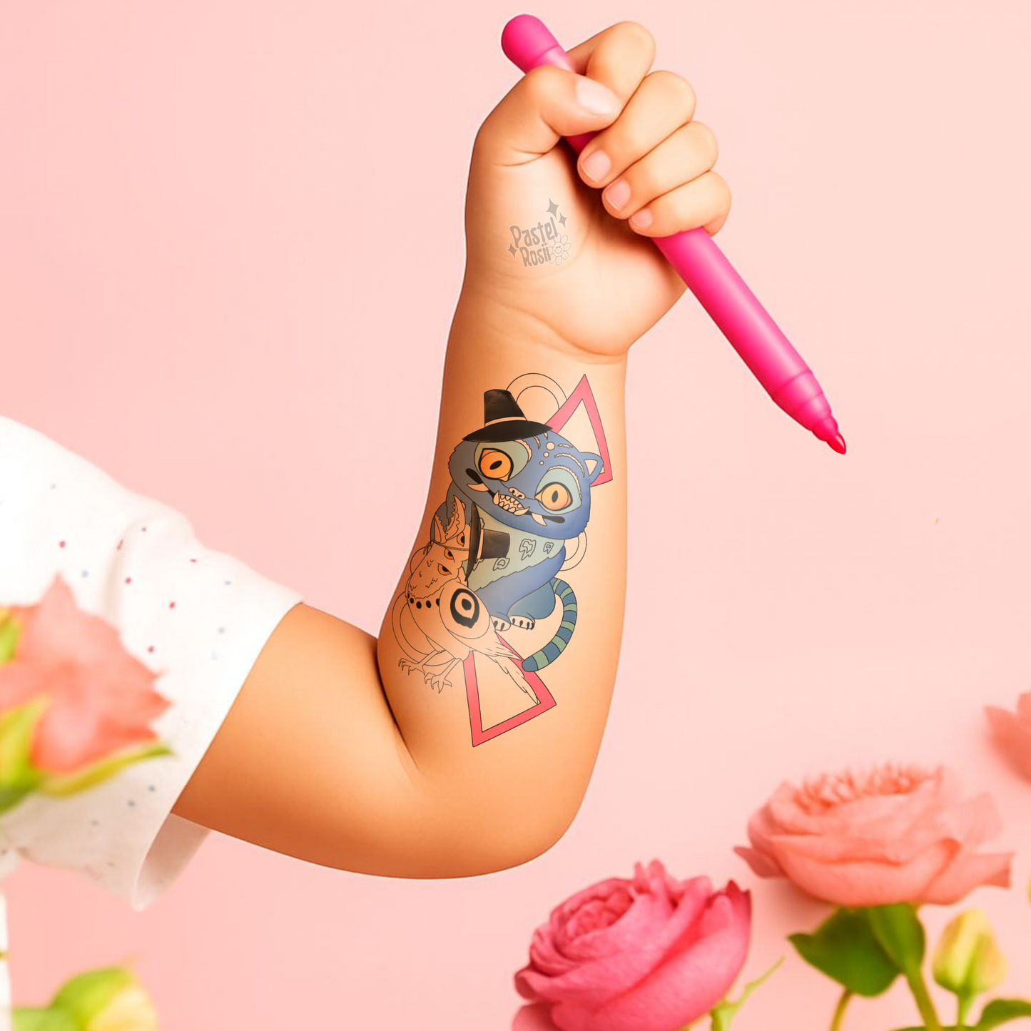 Kids Demon Slayer Set | Children’s Set of Four | Temporary Tattoos