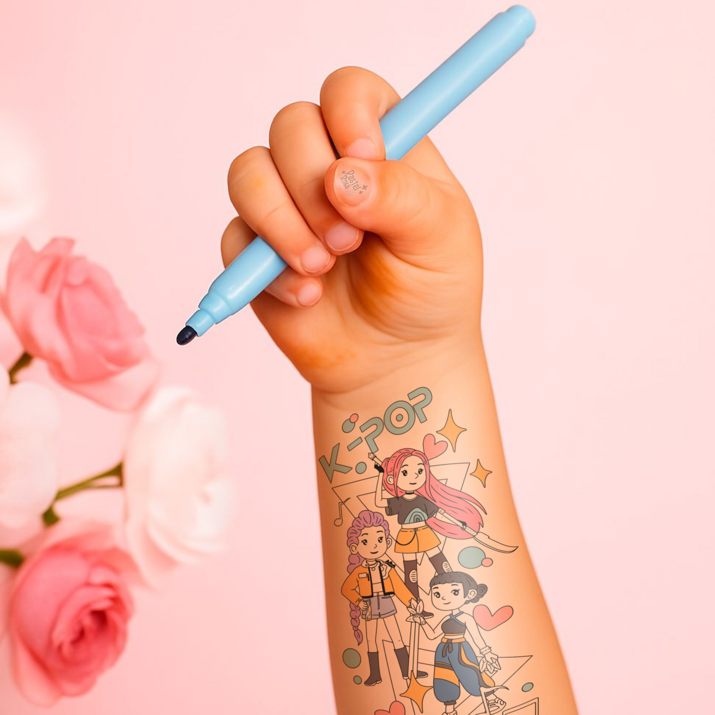Kids Demon Slayer Set | Children’s Set of Four | Temporary Tattoos