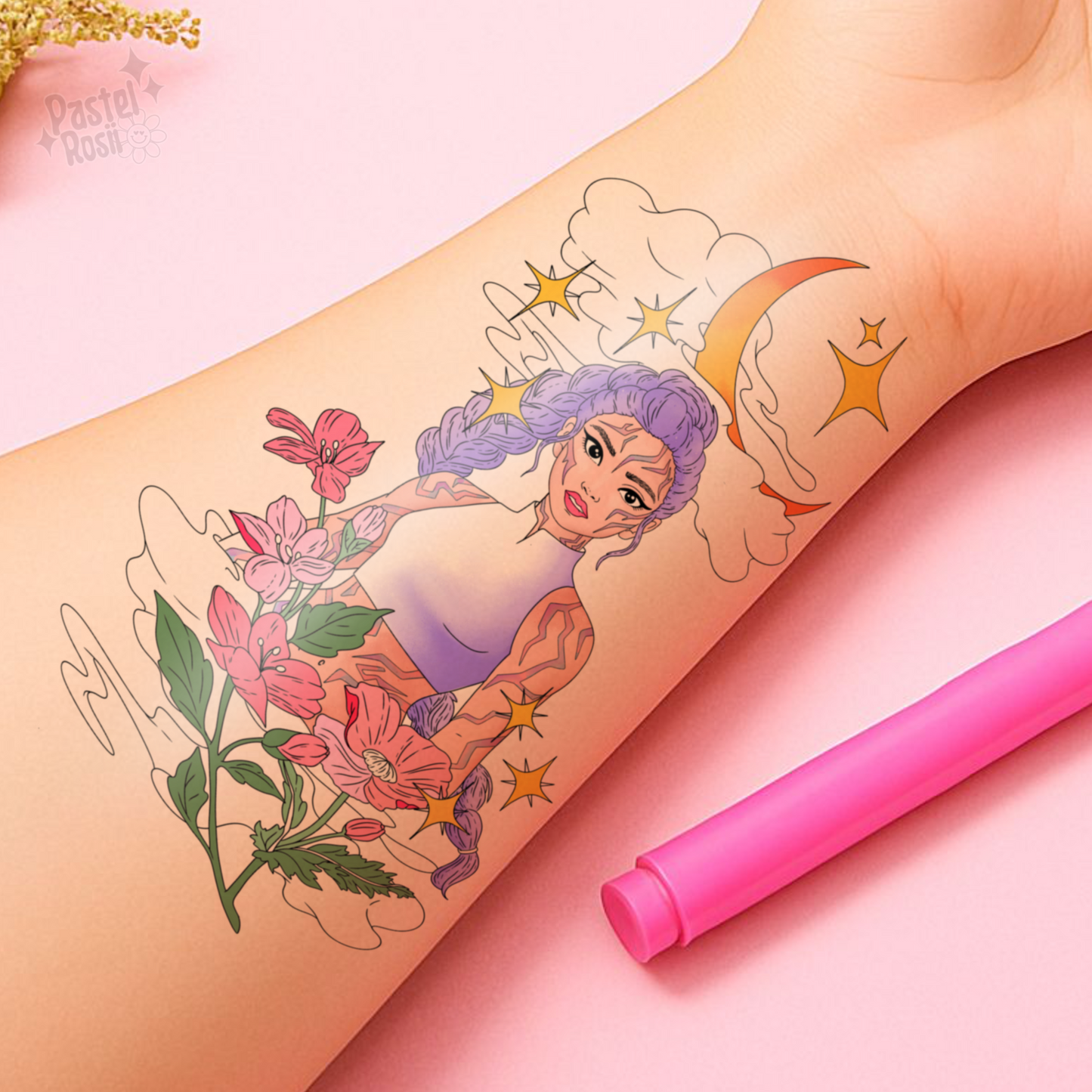Phantom Queen | Temporary Tattoo