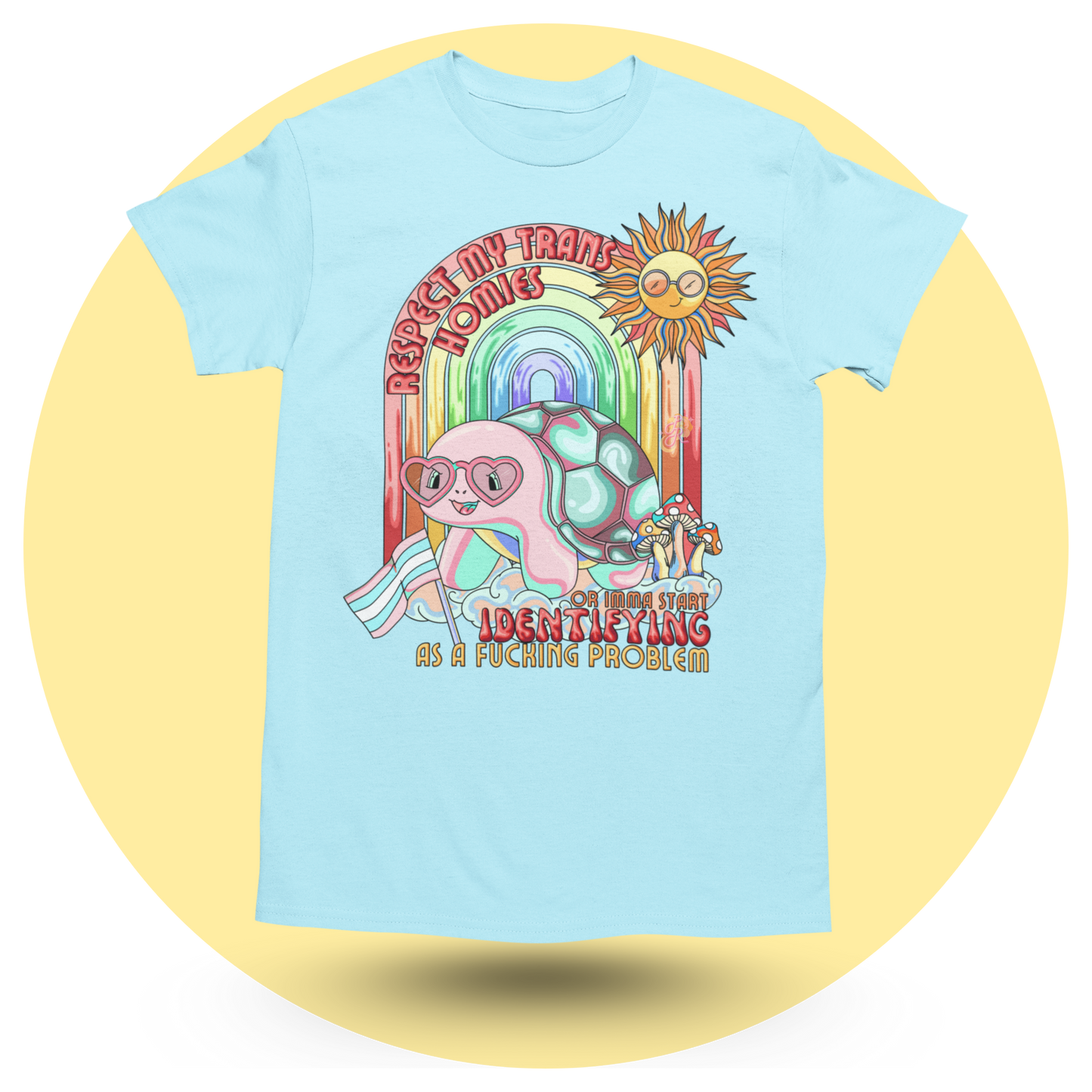 Transgender Respect Turtle T-shirt