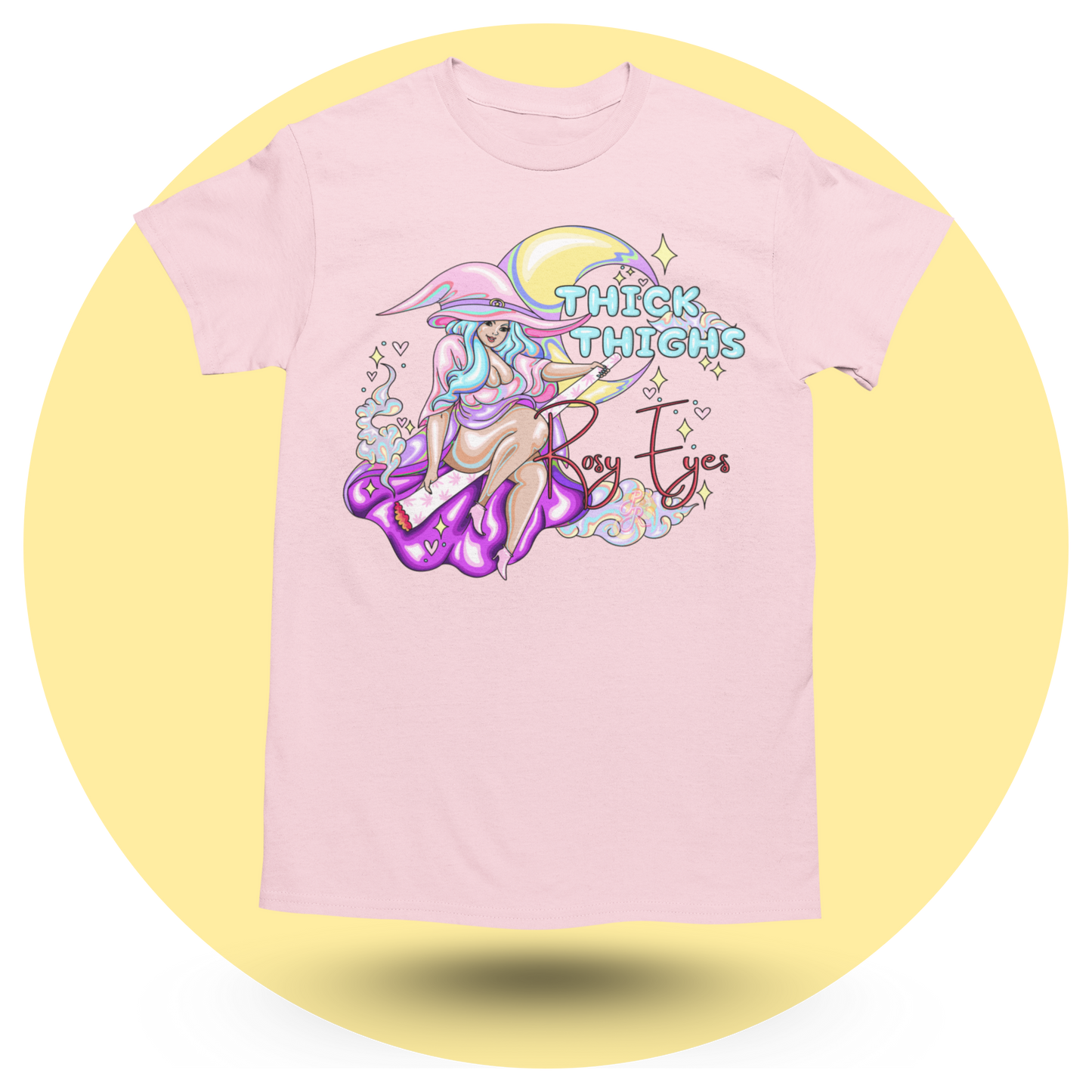 Thick Thighs Rosy Eyes T-shirt