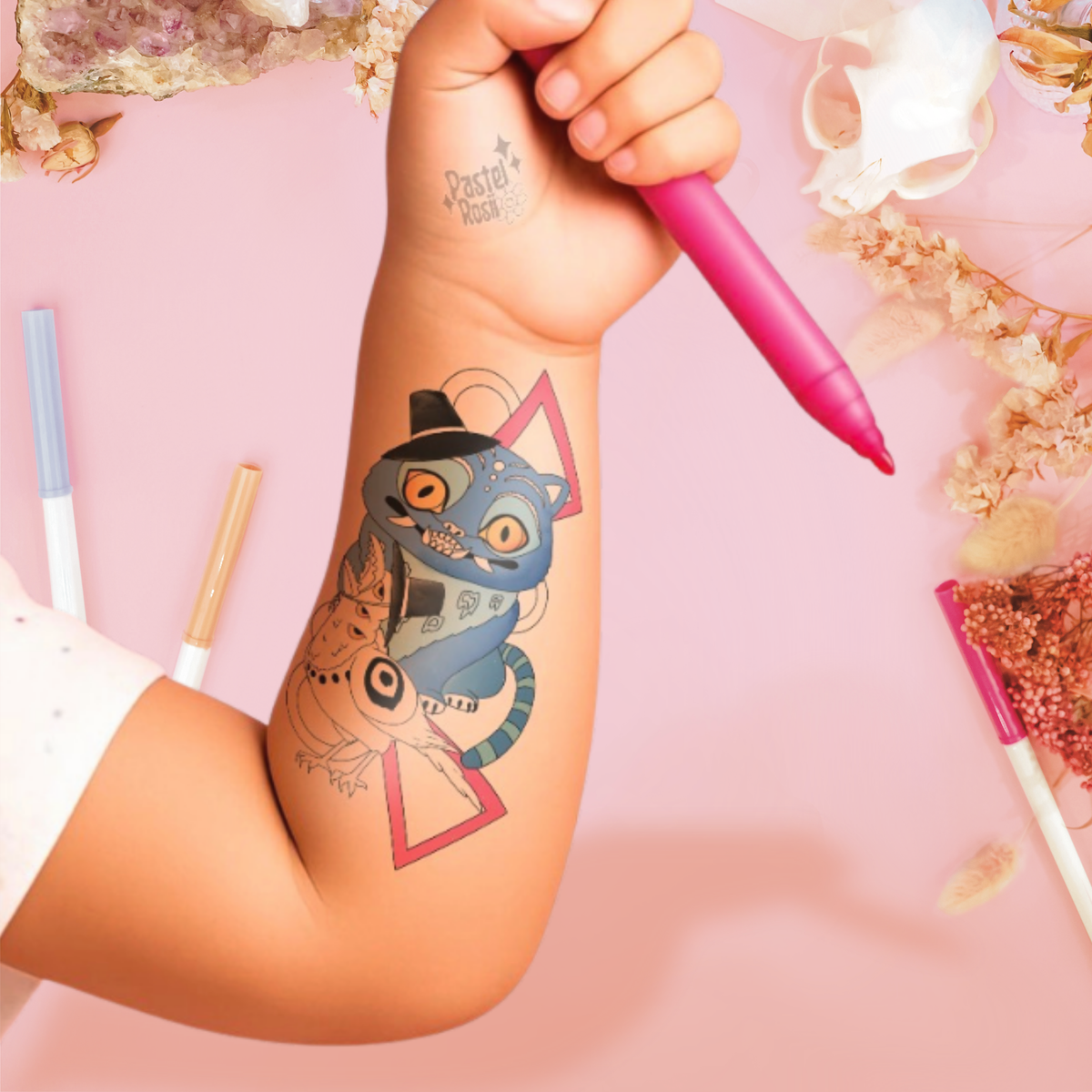 Kids Demon Slayer Set | Children’s Set of Four | Temporary Tattoos