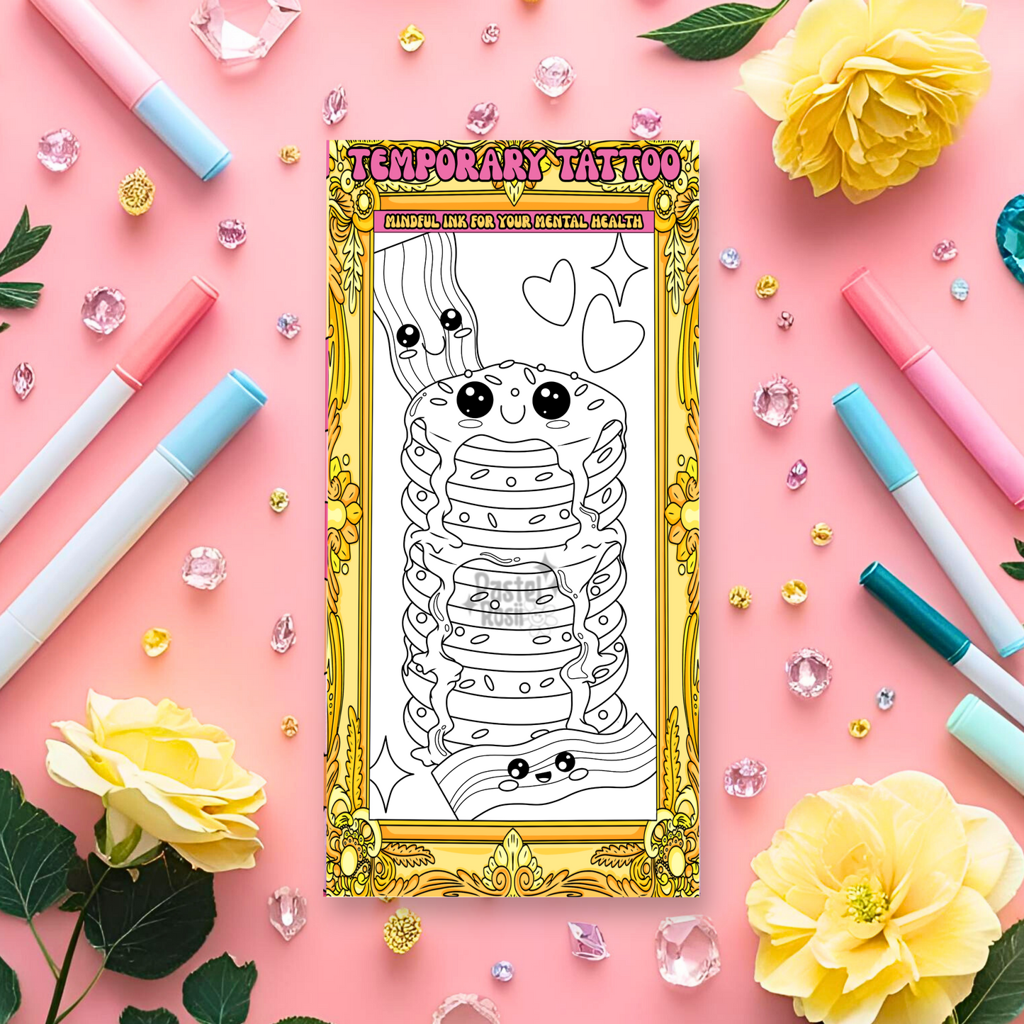 Stacked With Joy | Temporary Tattoo