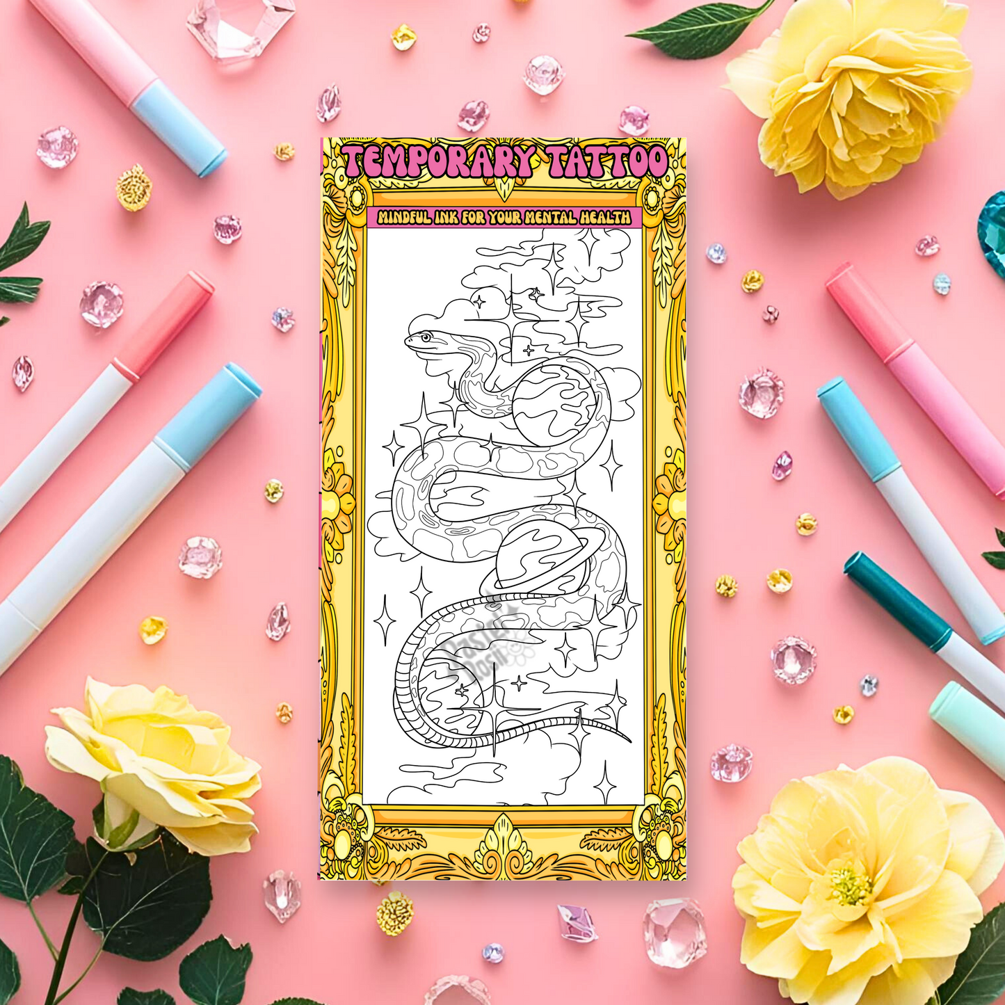 Starborn Snake | Temporary Tattoo