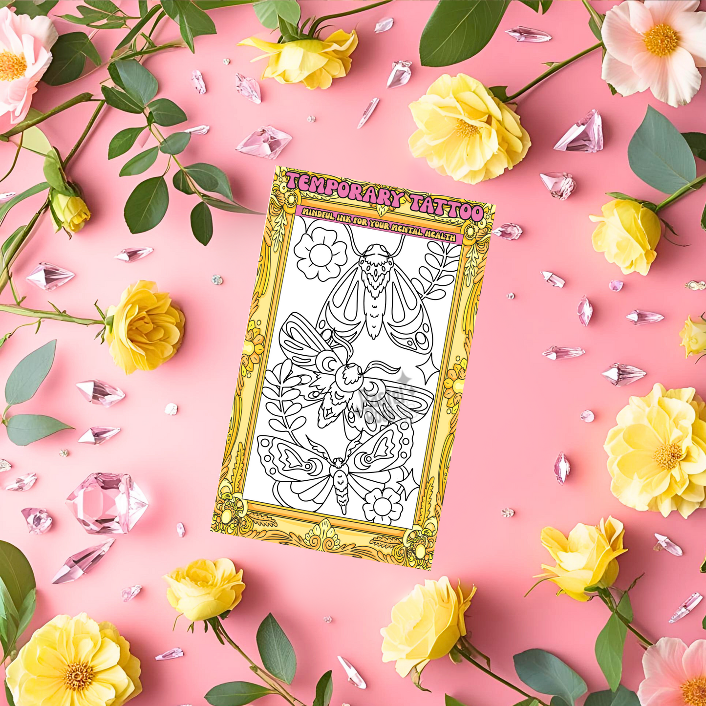 Moth Whisper | Temporary Tattoo