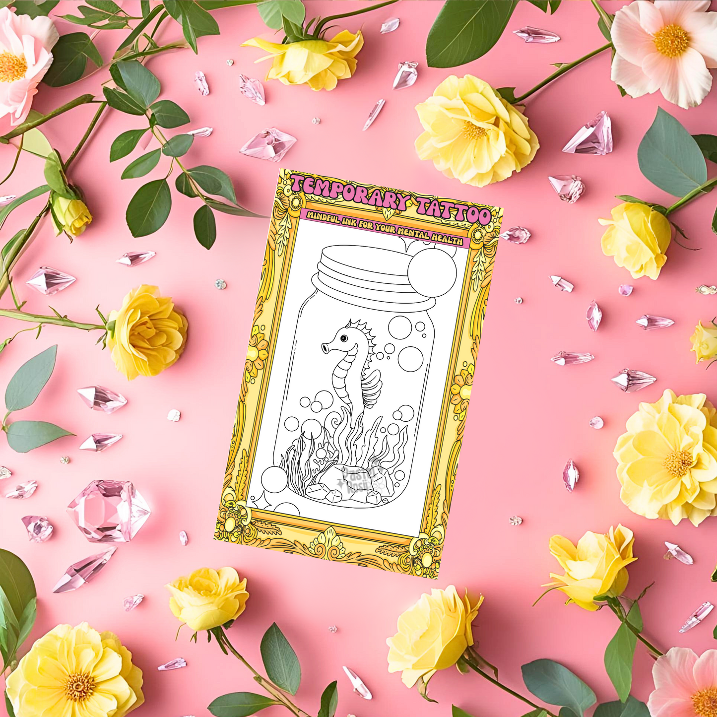 Seahorse Sanctuary | Temporary Tattoo