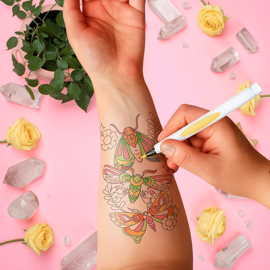 Moth Whisper | Temporary Tattoo