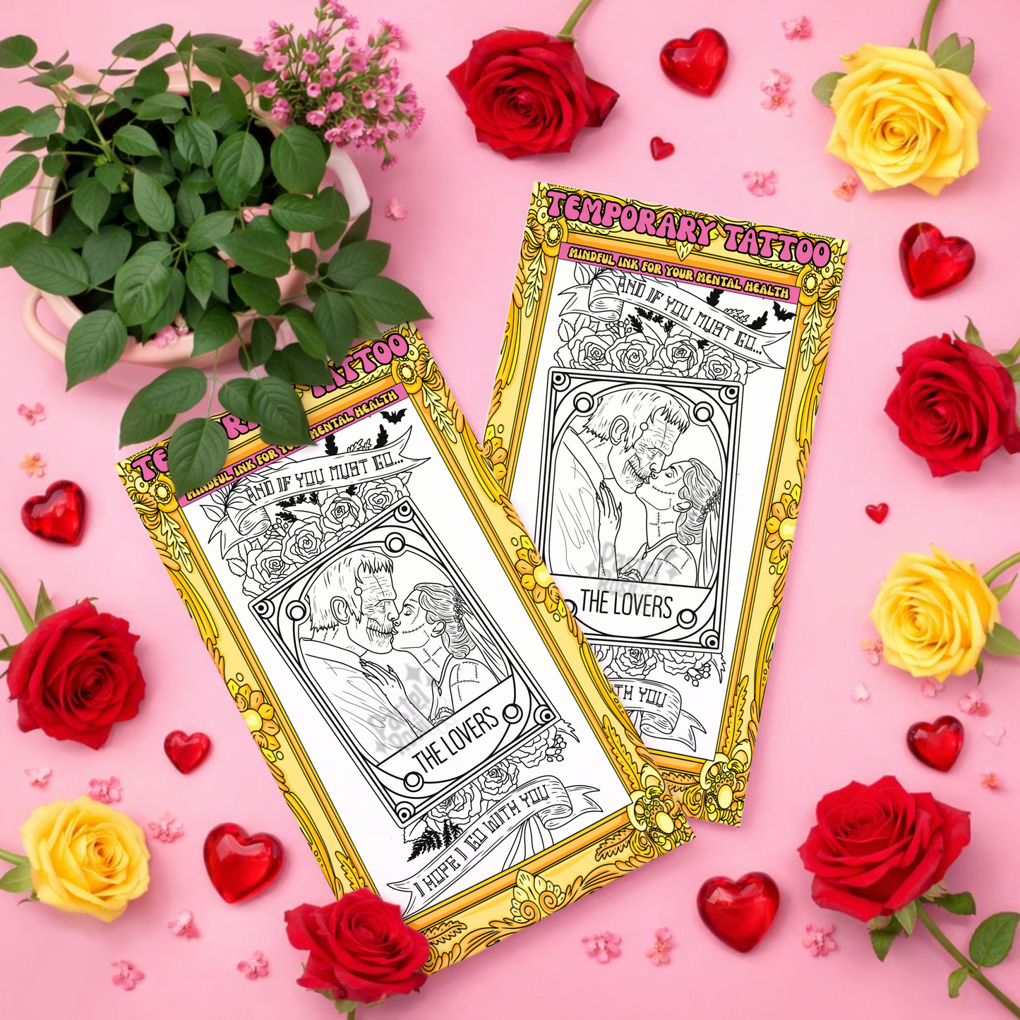 If you must go… x2 | Temporary Tattoos