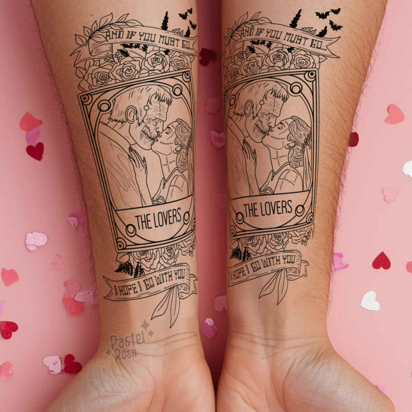 If you must go… x2 | Temporary Tattoos