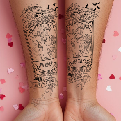 If you must go… x2 | Temporary Tattoos