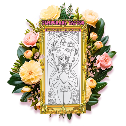 Moonbound Protector | Temporary Tattoo