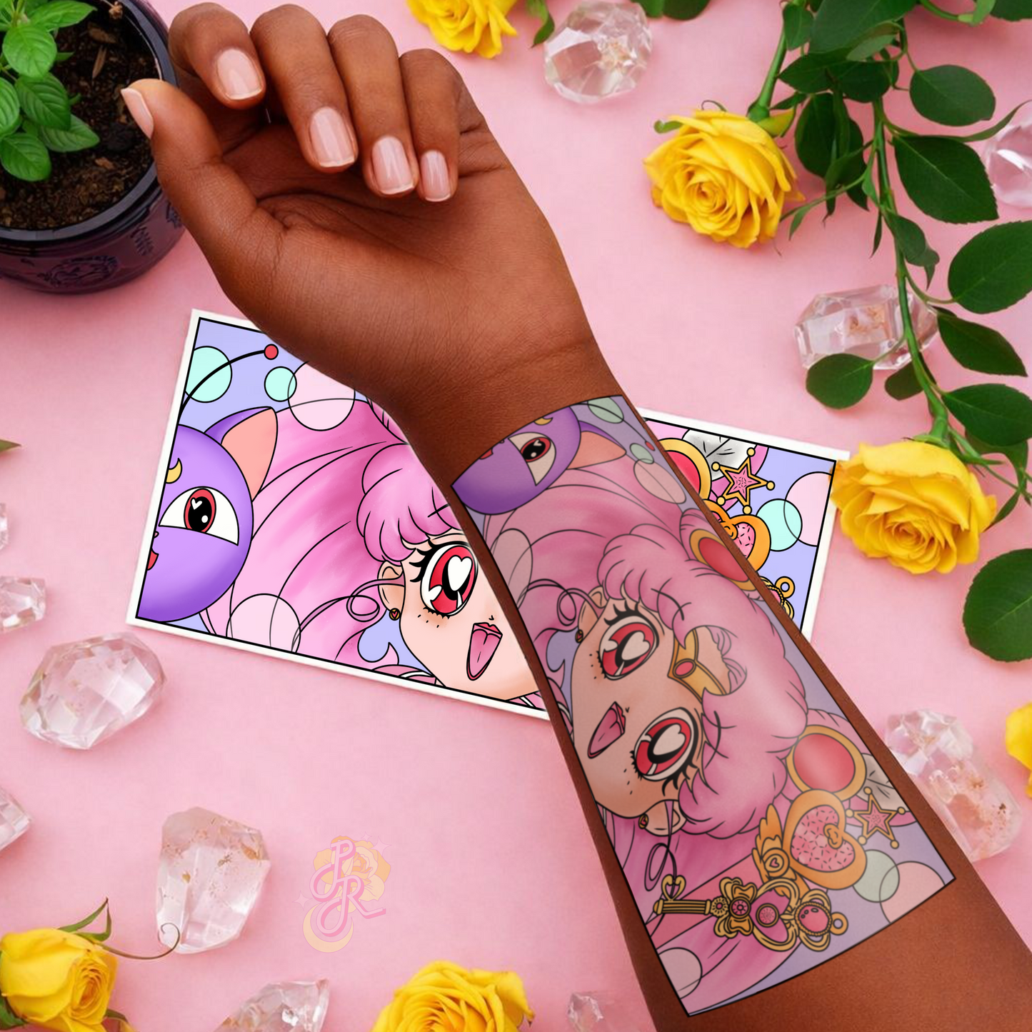 Baby Serenity | Pre Colour Temporary Tattoo