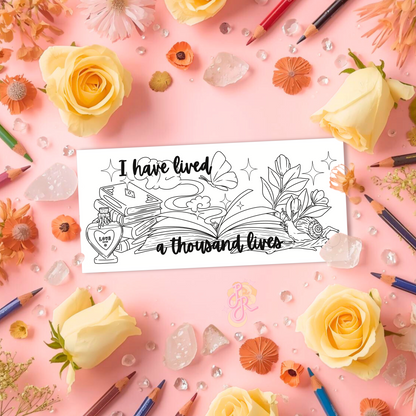 Bookish Adventures | Pre Colour Temporary Tattoo