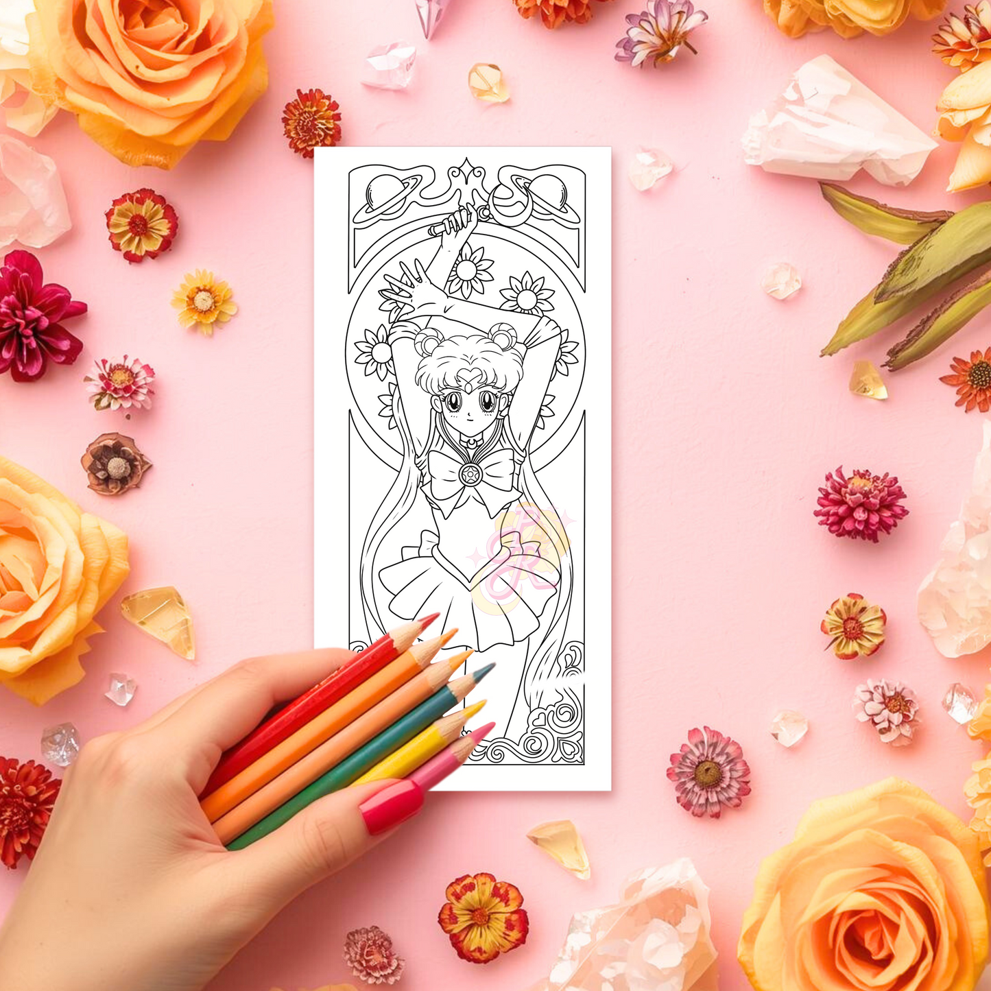 Moonbound Protector | Pre Colour Temporary Tattoo