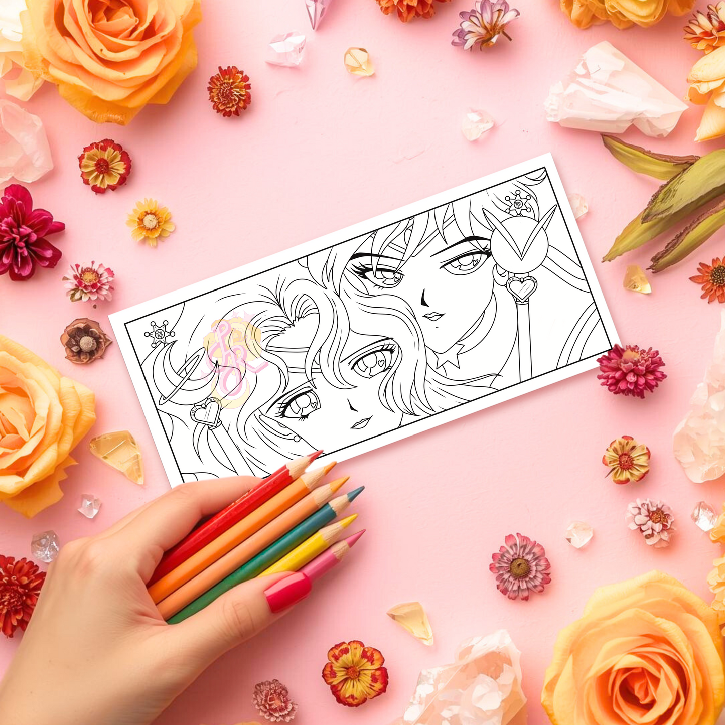 Guardian Lovers | Pre Colour Temporary Tattoo
