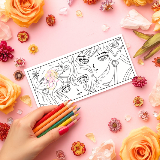 Guardian Lovers | Pre Colour Temporary Tattoo