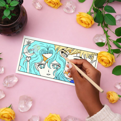 Guardian Lovers | Pre Colour Temporary Tattoo