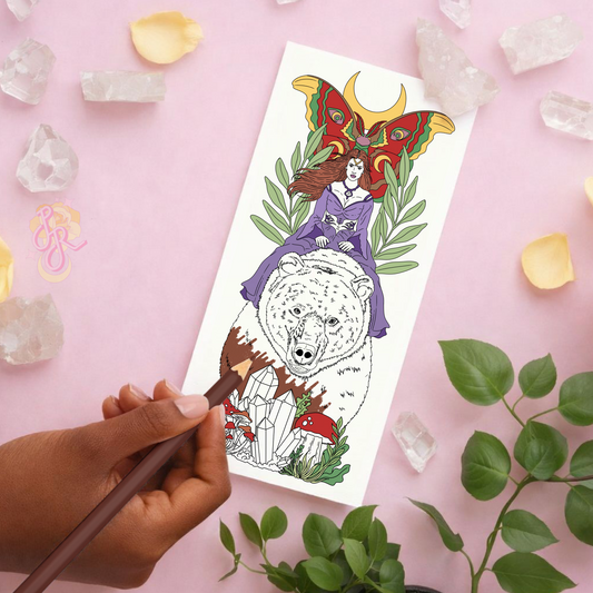 Moonlit Guide | Pre Colour Temporary Tattoo