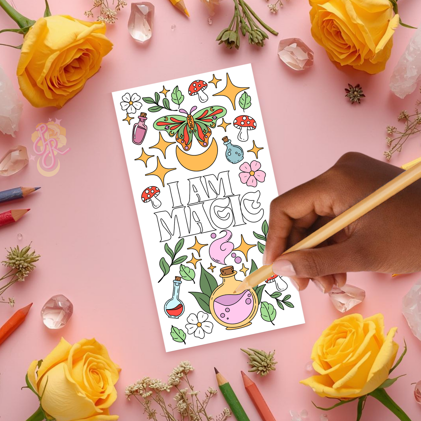 I Am Magic | Pre Colour Temporary Tattoo