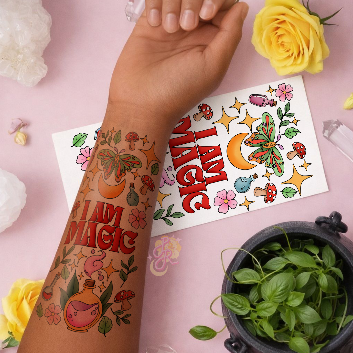 I Am Magic | Pre Colour Temporary Tattoo