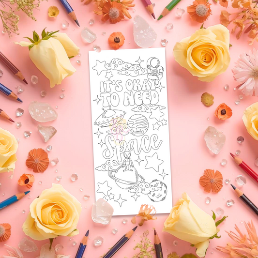 It’s Okay to Need Space | Pre Colour Temporary Tattoo