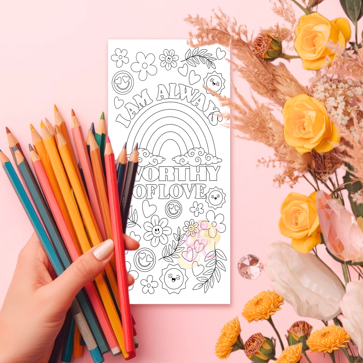 I’m Always Worthy of Love | Pre Colour Temporary Tattoo