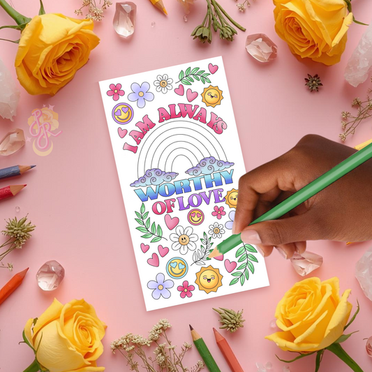 I’m Always Worthy of Love | Pre Colour Temporary Tattoo