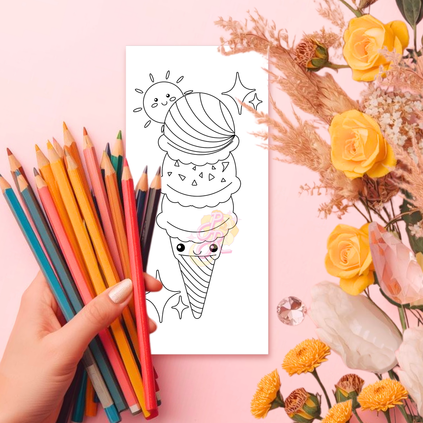 Frosty Sweetheart | Pre Colour Temporary Tattoo