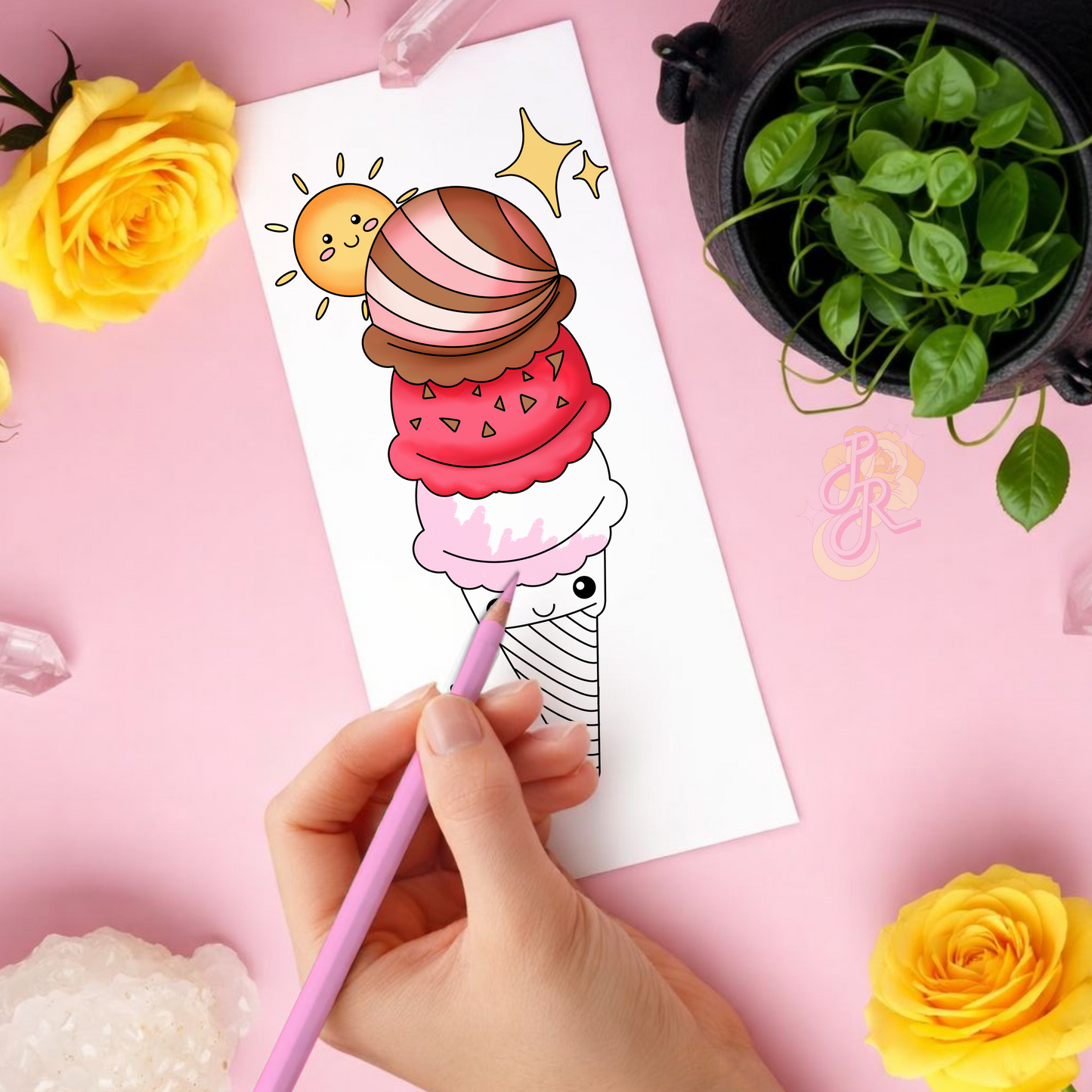 Frosty Sweetheart | Pre Colour Temporary Tattoo