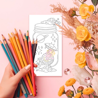 Pocket Universe | Pre Colour Temporary Tattoo