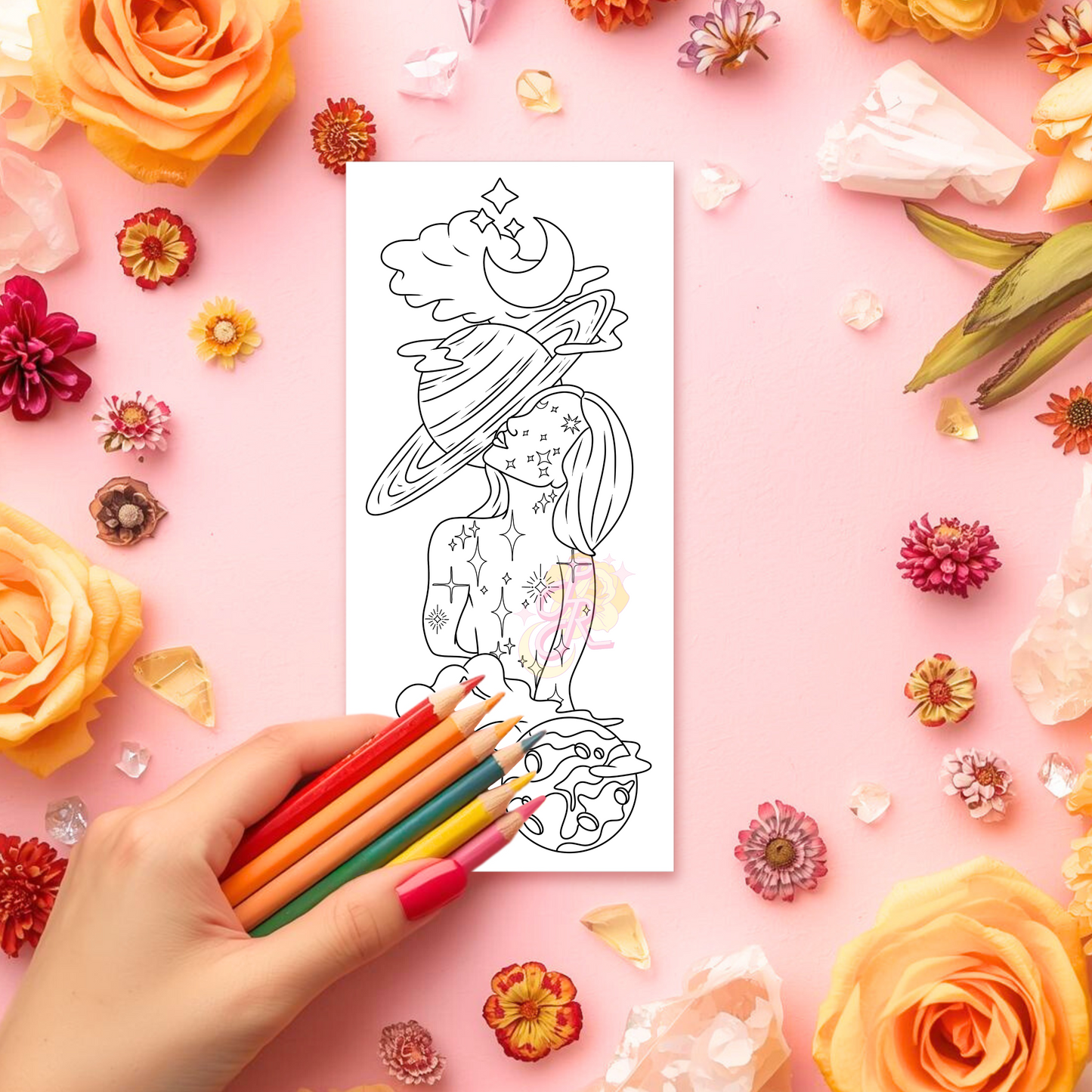 Starlit Soul | Pre Colour Temporary Tattoo