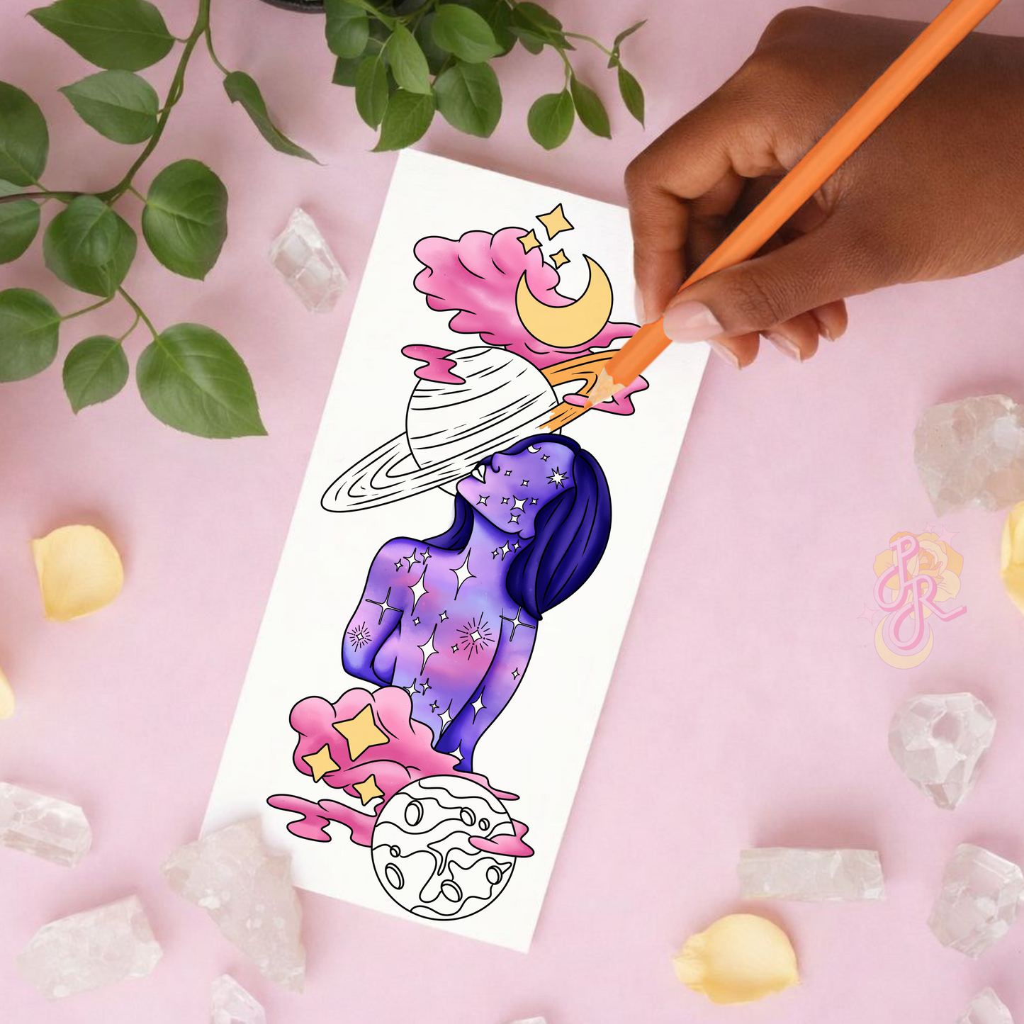 Starlit Soul | Pre Colour Temporary Tattoo