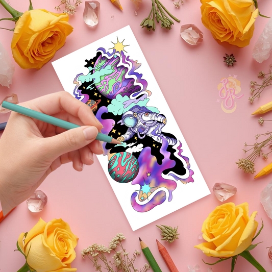 The Explorer | Pre Colour Temporary Tattoo