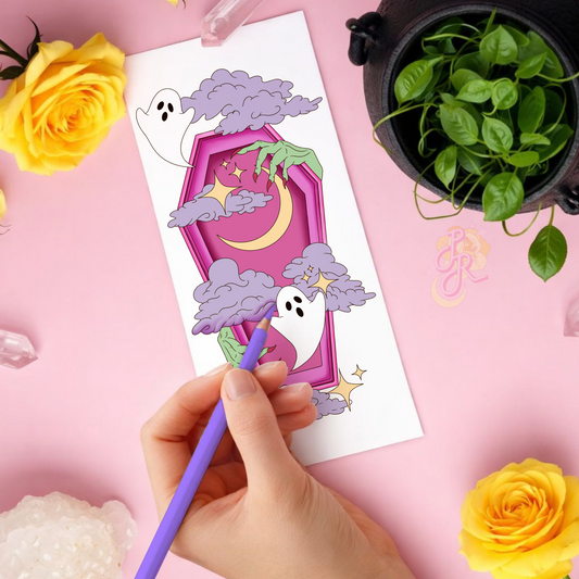 Midnight Hallows | Pre Colour Temporary Tattoo