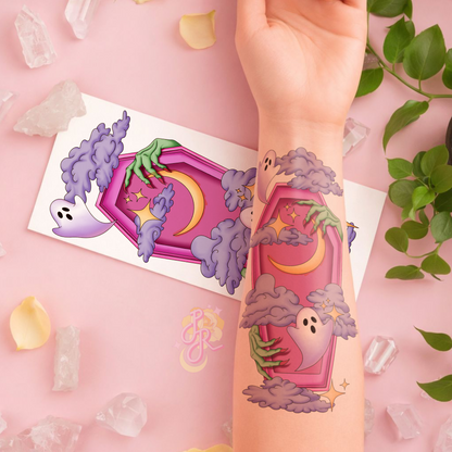 Midnight Hallows | Pre Colour Temporary Tattoo