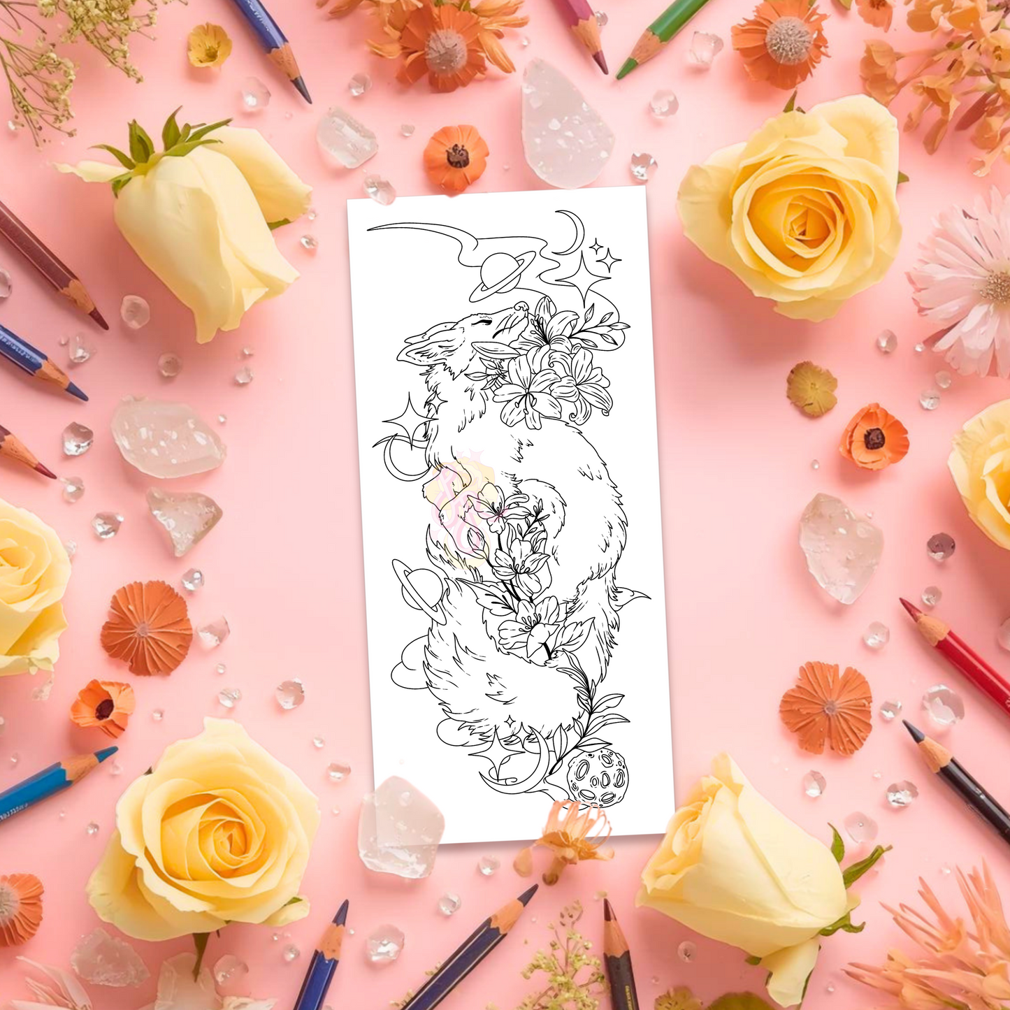 Starlit Wildling | Pre Colour Temporary Tattoo