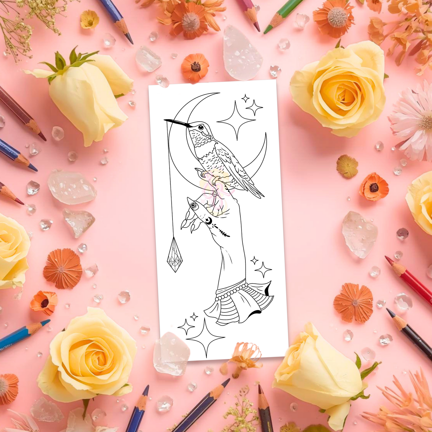 The Visitor | Pre Colour Temporary Tattoo