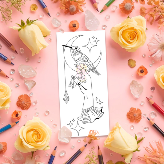 The Visitor | Pre Colour Temporary Tattoo