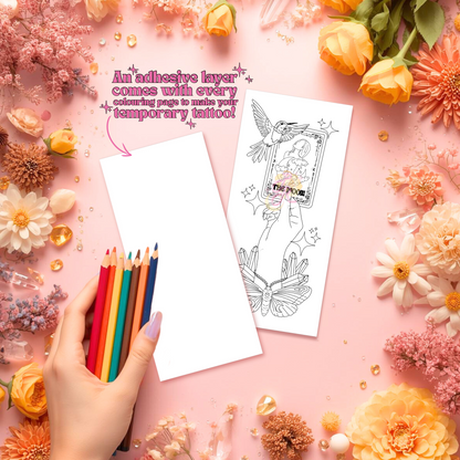 Hand of Light | Pre Colour Temporary Tattoo